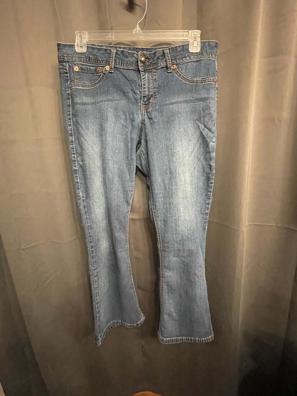 Source of Wisdom Slim Boot Blue Denim Jeans Size 16
